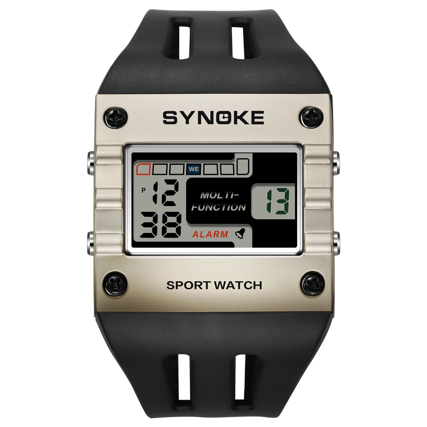 Mens Alloy Sports Smartwatch With A Large Display And Water-Resistant Design