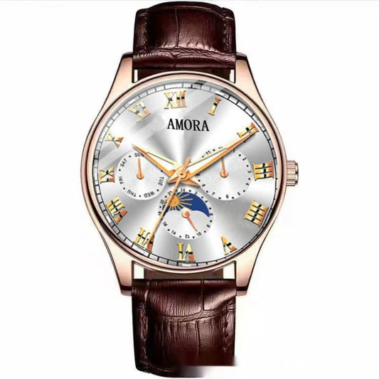 Luminous Quartz Nonmechanical Watch With Water Resistance