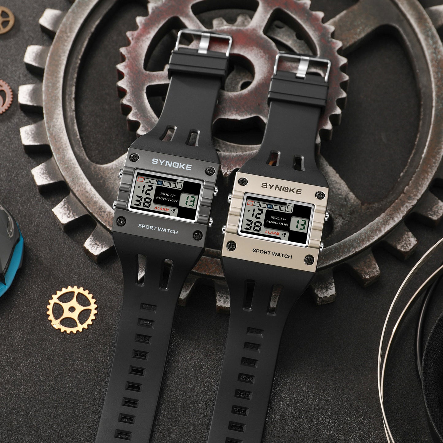 Mens Alloy Sports Smartwatch With A Large Display And Water-Resistant Design