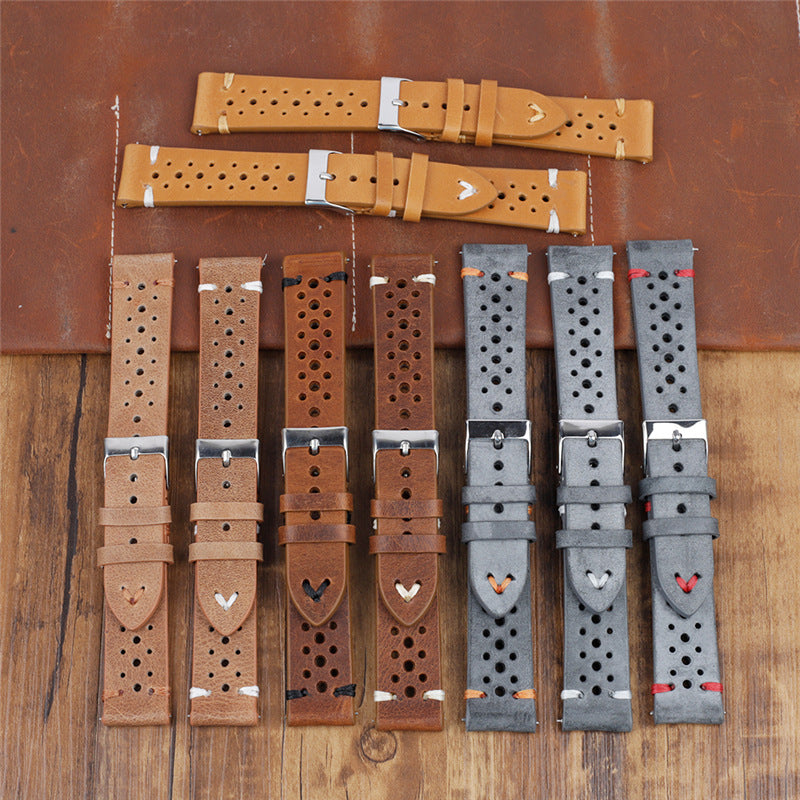 Handmade Retro Genuine Leather Watch Band