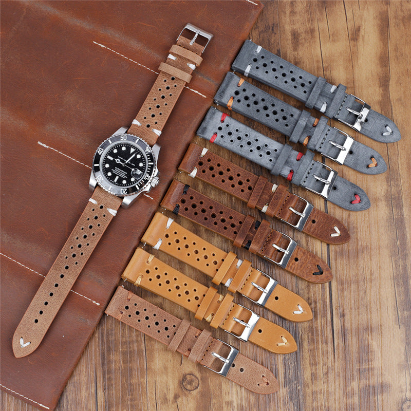 Handmade Retro Genuine Leather Watch Band